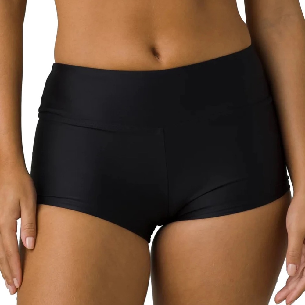 NWT Prana Black Datum Boy Short Swim Bottom